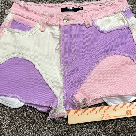 Jaded London patchwork hot pant size 28 - Picture 6 of 7